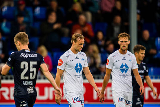 Martin Skjelbreid Ellingsen of Molde looks dejected