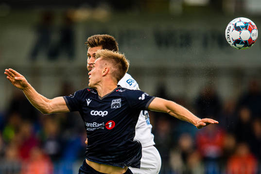 Kristoffer Haugen of Molde and Snorre Strand Nilsen of