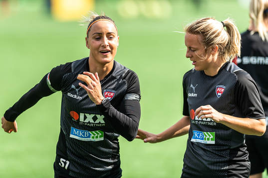 Sanne Troelsgaard and Mimmi Larsson