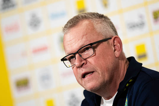 Janne Andersson, head coach of the Swedish national