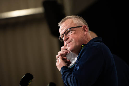 Janne Andersson, head coach of the Swedish national