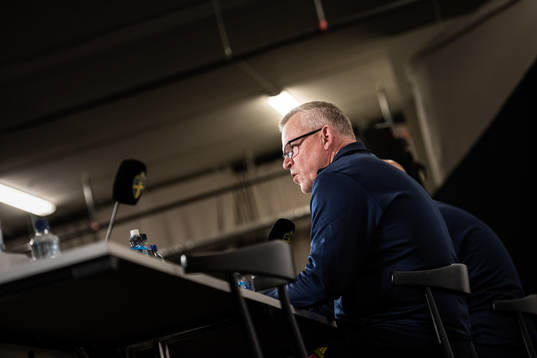 Janne Andersson, head coach of the Swedish national