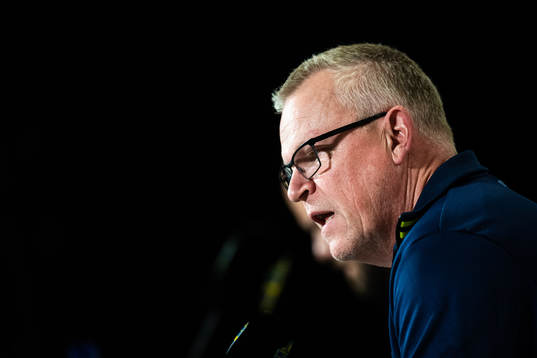 Janne Andersson, head coach of the Swedish national