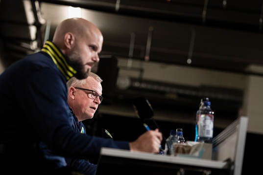 Janne Andersson, head coach of the Swedish national