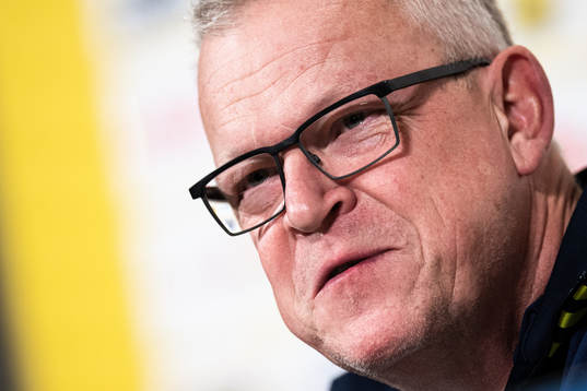 Janne Andersson, head coach of the Swedish national