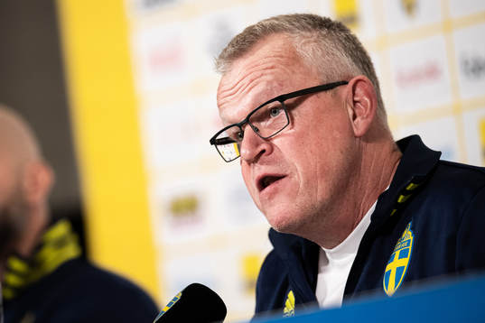 Janne Andersson, head coach of the Swedish national