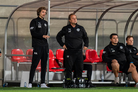 Värnamos tränare Robin Asterhed och tränare Jonas Thern