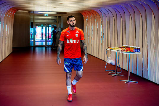Aron Dønnum of the Norwegian national football team