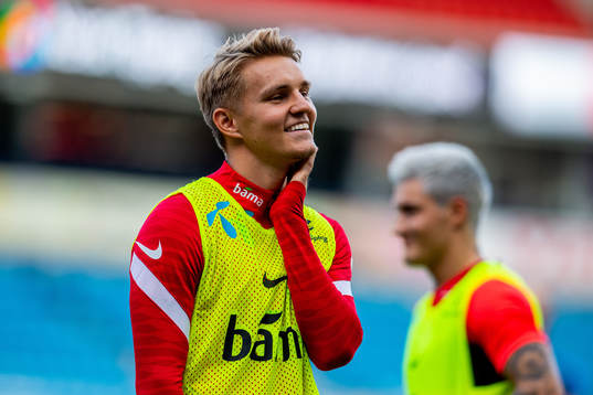 Martin Ødegaard of the Norwegian national football team