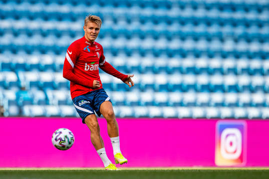 Martin Ødegaard of the Norwegian national football team