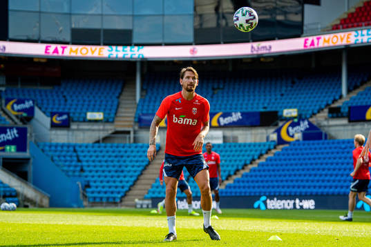Stefan Strandberg of the Norwegian national football team