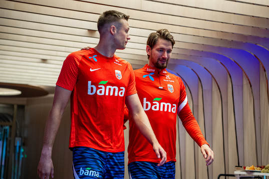 Stian Gregersen and Stefan Strandberg of the Norwegian