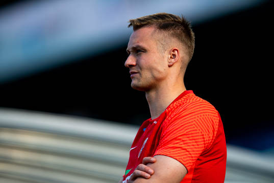 Stian Gregersen of the Norwegian national football team