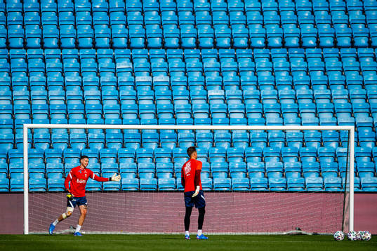 Goalkeeper Per Kristian Bråtveit of the Norwegian national