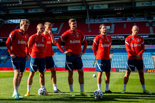 Jens Petter Hauge, Julian Ryerson, Kristoffer Ajer,