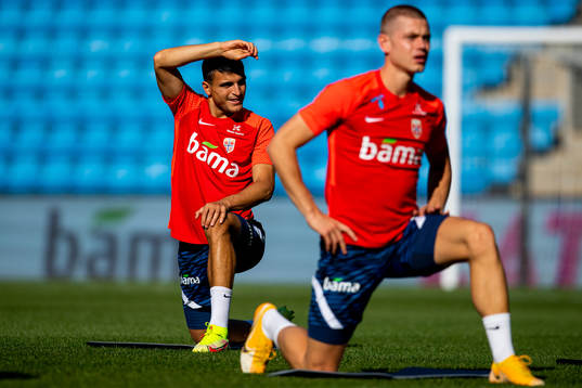Mohamed Elyounoussi of the Norwegian national football team