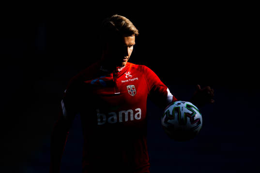 Martin Ødegaard of the Norwegian national football team