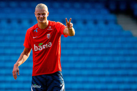 Erling Braut Haaland of the Norwegian national football team