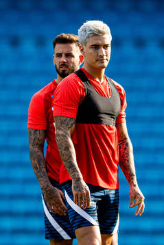 Aron Dønnum and Mathias Normann of the Norwegian national