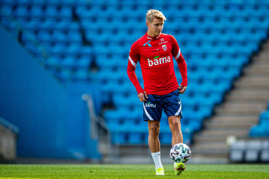 Martin Ødegaard of the Norwegian national football team