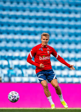 Martin Ødegaard of the Norwegian national football team