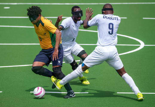 A handout photo made available by the Olympic Information