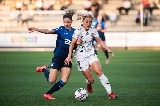 Chiara Bühler Luana of Hoffenheim and Mimmi Larsson of