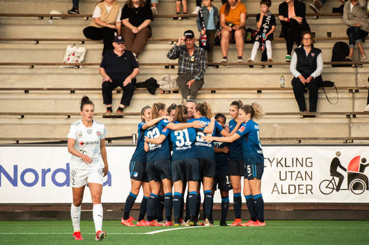 Players of Hoffenheim celebrate the 0-1 goal