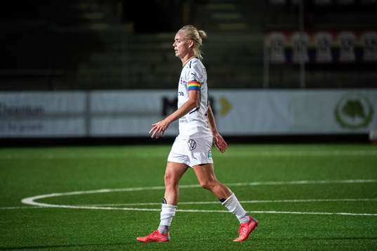 Caroline Seger of Rosengård looks dejected
