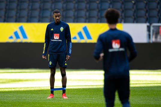 Alexander Isak of the Swedish national team