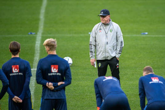 Head coach Janne Andersson of the Swedish national team