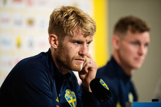 Filip Helander of the Swedish national team