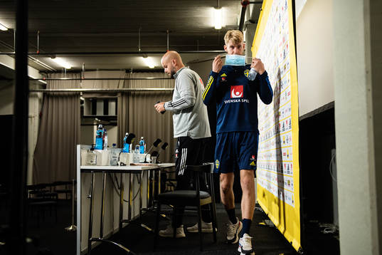 Filip Helander of the Swedish national team