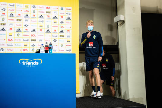 Filip Helander of the Swedish national team
