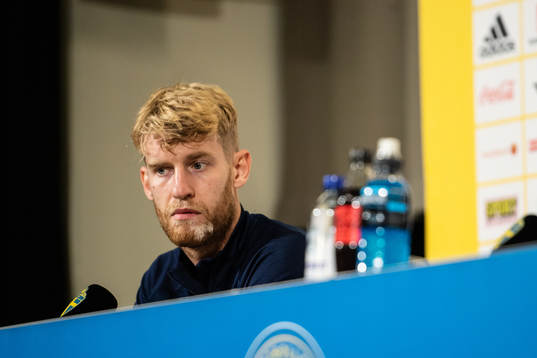 Filip Helander of the Swedish national team