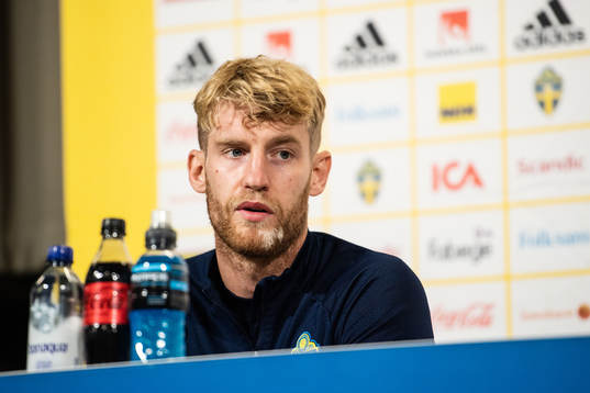 Filip Helander of the Swedish national team