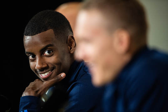 Alexander Isak of the Swedish national team