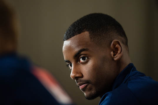 Alexander Isak of the Swedish national team