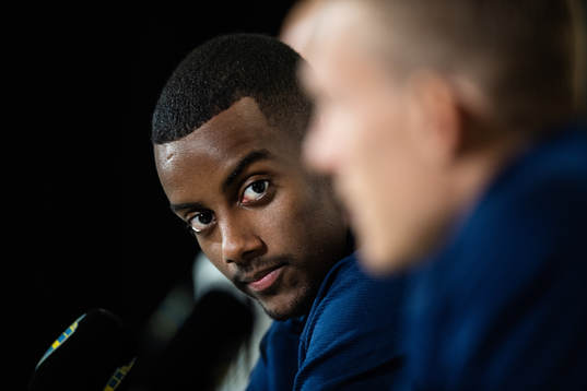 Alexander Isak of the Swedish national team