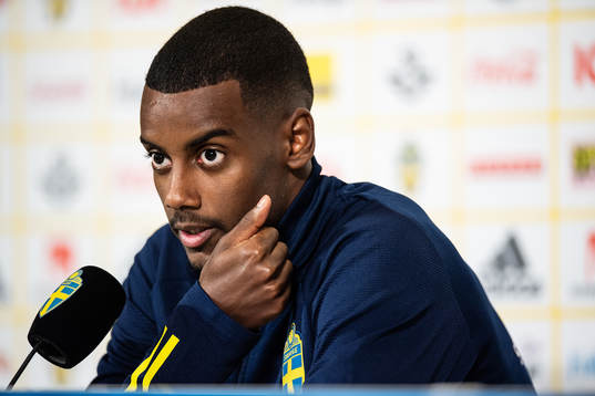 Alexander Isak of the Swedish national team