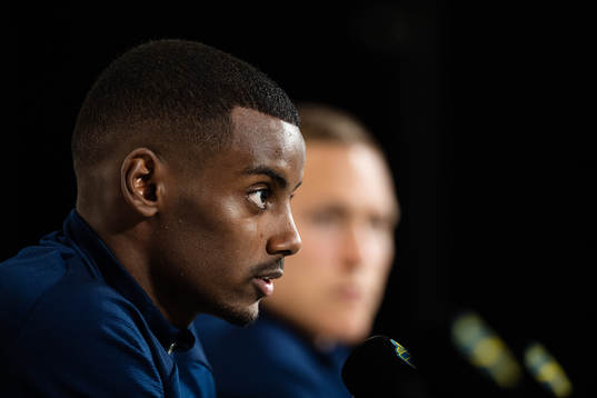 Alexander Isak of the Swedish national team
