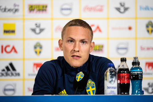 Ludwig Augustinsson of the Swedish national team