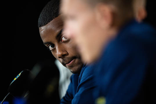 Alexander Isak of the Swedish national team