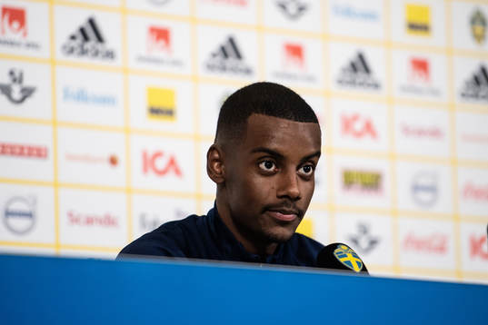Alexander Isak of the Swedish national team