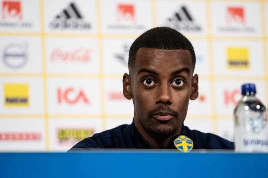 Alexander Isak of the Swedish national team