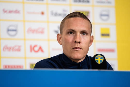 Ludwig Augustinsson of the Swedish national team