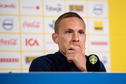 Ludwig Augustinsson of the Swedish national team