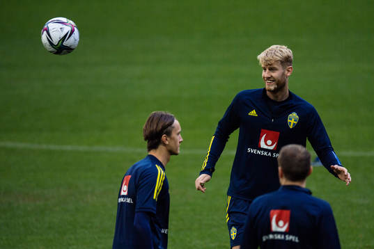 Filip Helander of the Swedish national team