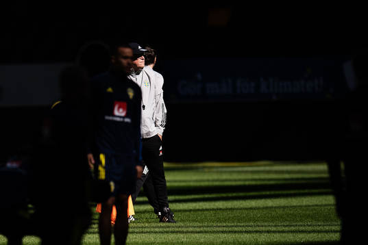 Head coach Janne Andersson of the Swedish national team