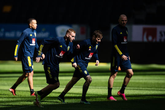 Dejan Kulusevski of the Swedish national team